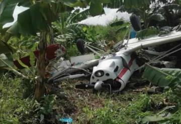 Avioneta se desploma en Teapa