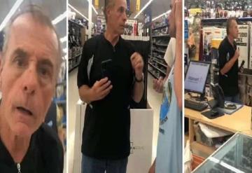 Hombre se hace viral en Tik Tok por hablar de forma agresiva a un personal de Walmart