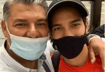 Diego fue recibido en México con mucho cariño por su familia