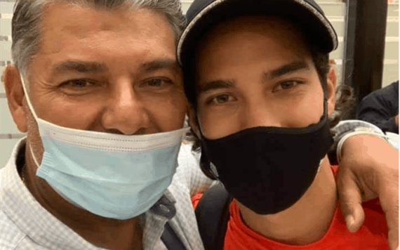 Diego fue recibido en México con mucho cariño por su familia