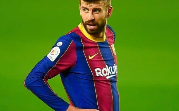 Piqué causa baja en el Barcelona tras lesión en la pierna
