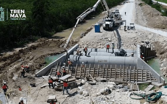 El Tren Maya avanza en actividades de terracería en los cuatro primeros tramos