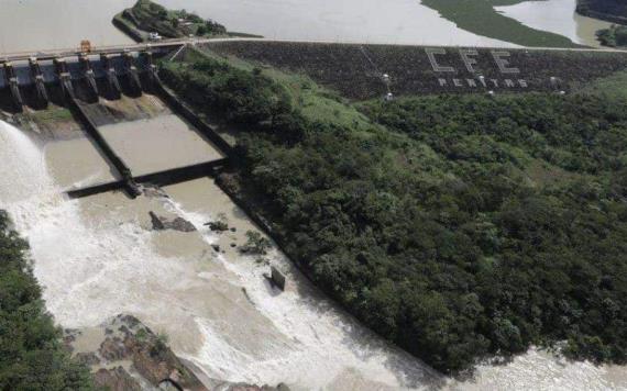 Desfogue oportuno de las presas del Alto Grijalva disminuye el riesgo de inundaciones