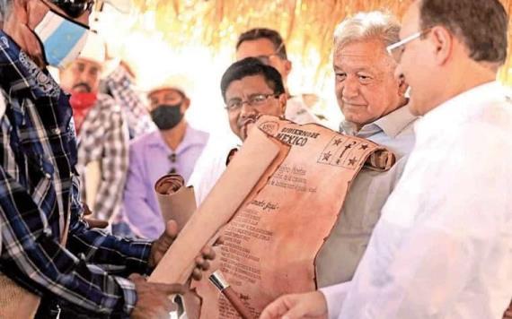 Nunca más injusticia y marginación: AMLO