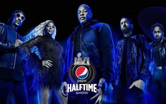 Eminem y Snoop Dogg en show de medio tiempo del Super Bowl LVI