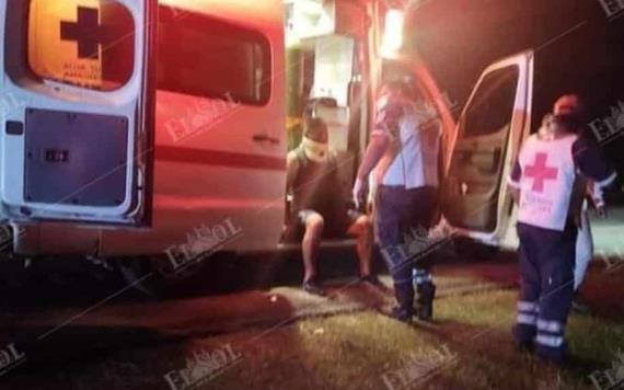 Accidente sobre la carretera federal Cárdenas a Coatzacoalcos