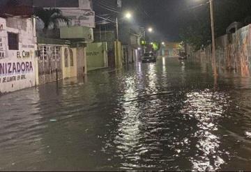 Se inundan las calles de Macuspana