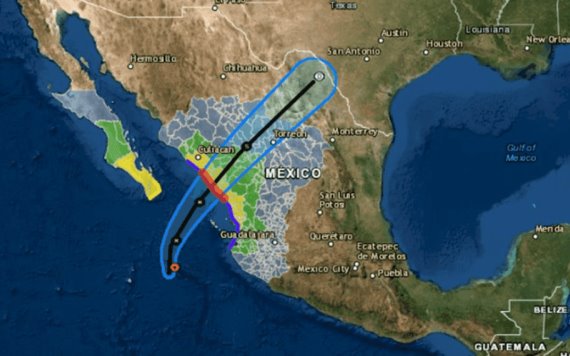 Decretan alerta amarilla en Sinaloa por acercamiento del huracán Pamela