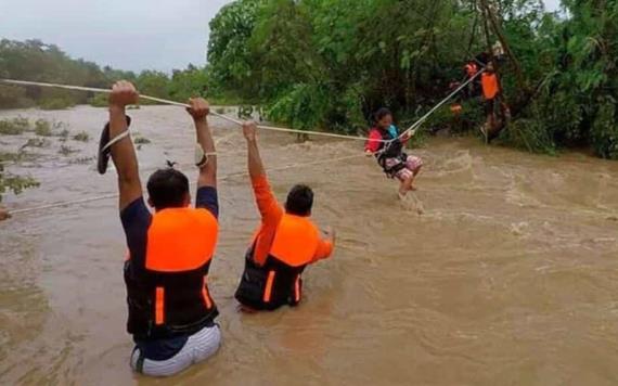 En Filipinas la tormenta Kompasu deja 18 desaparecidos y al menos 40 muertos