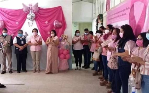 DIF Jonuta invita a las mujeres a realizarse auto exploración, para la pronta detección del cáncer de mama