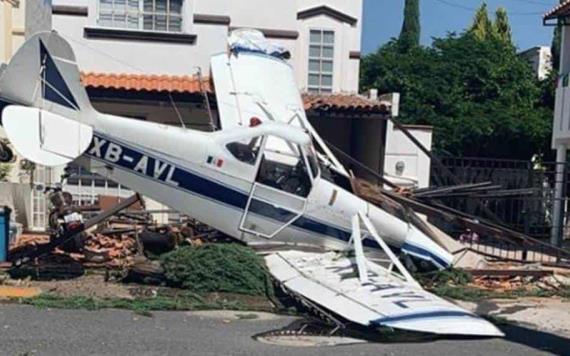 Informan desplome de avioneta en Celaya