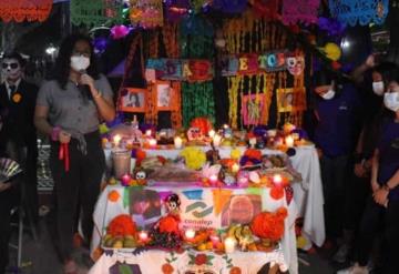 Inauguran en Macuspana exhibición de altares del tradicional Día de Muertos