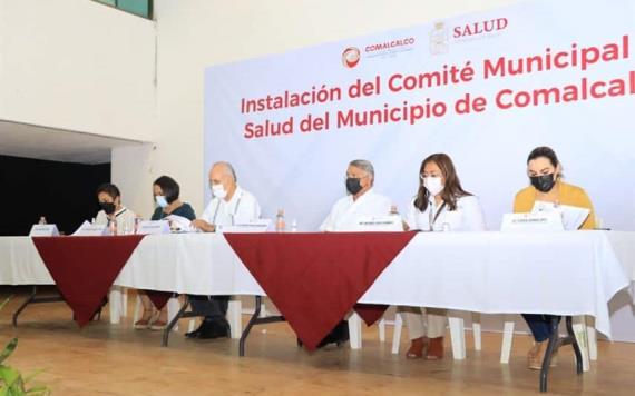 Se instala en Comalcalco el Comité Municipal de Salud