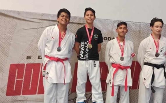 Karatekas tabasqueños trascendieron en la XXXVI Copa Mabuni