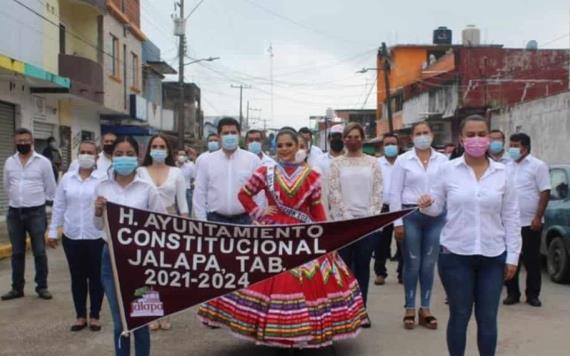 Celebra Jalapa el desfile conmemorativo de la Revolución Mexicana