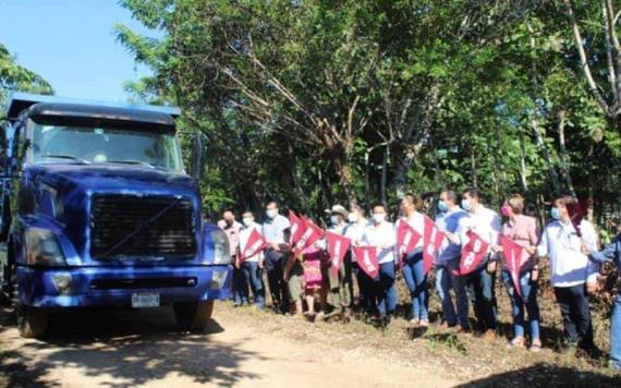 Impulsan programa de mantenimiento de caminos en Jalapa