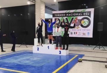 Gana delegación tabasqueña 4 medallas de bronce