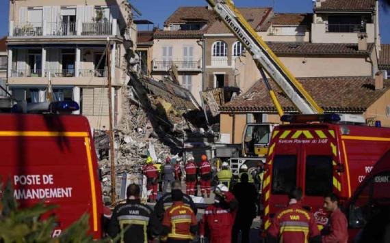 Explosión y derrumbe en Francia deja un muerto y dos desaparecidos