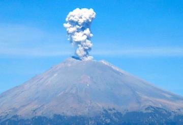 17 exhalaciones y un sismo registra el volcán Popocatépetl