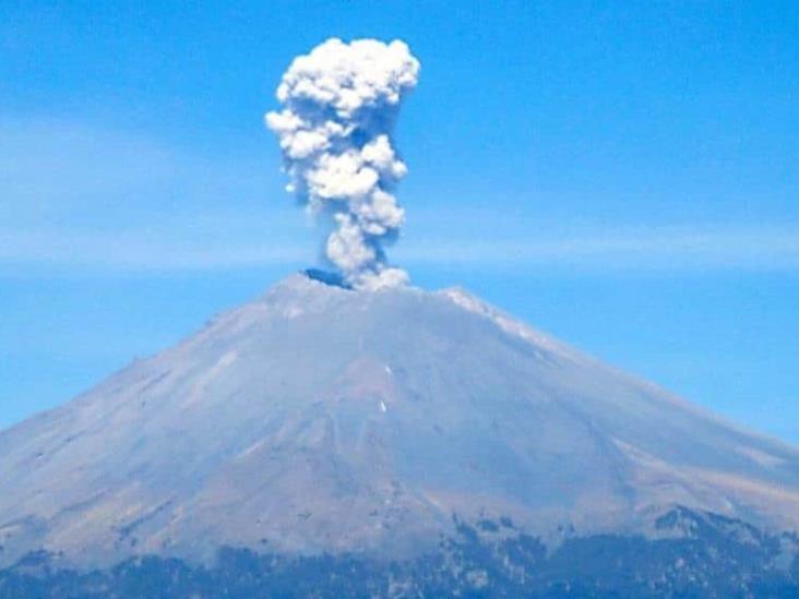 17 exhalaciones y un sismo registra el volcán Popocatépetl 17 exhalaciones y un sismo registra el volcán Popocatépetl
