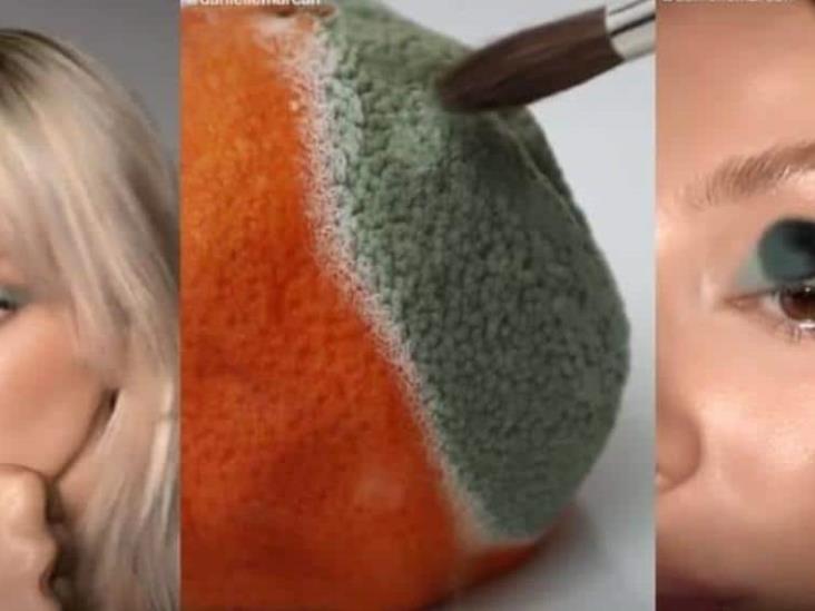 TikToker se maquilla con moho de naranja y causa polemica TikToker se maquilla con moho de naranja y causa polemica