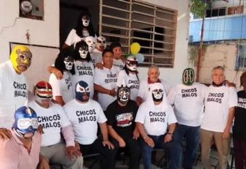 Las Leyendas de la Lucha Libre Tabasqueña realizaron su tradicional posada