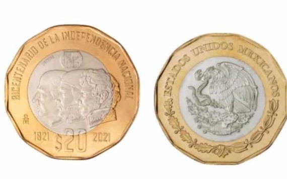 Moneda de $20 del Bicentenario de la independencia se vende hasta en 70 mil pesos