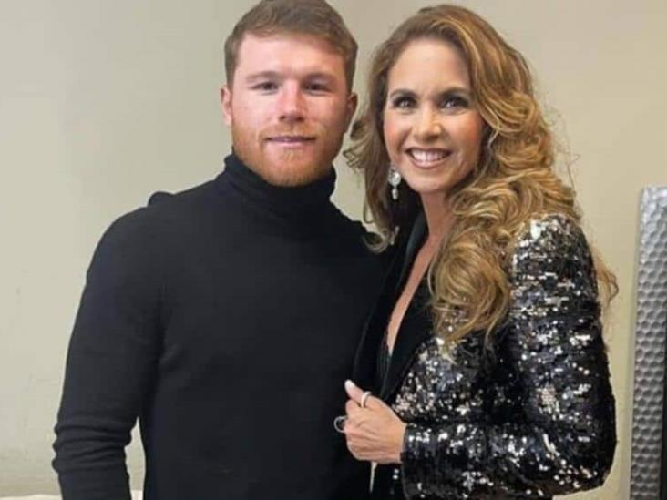 El Canelo Álvarez estuvo de coqueto con Lucero El Canelo Álvarez estuvo de coqueto con Lucero