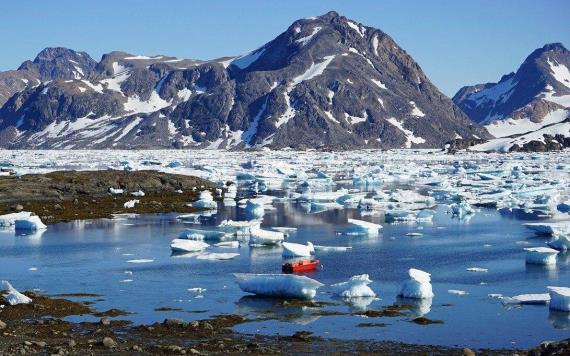Groenlandia registra temperaturas entre 20 y 30 grados superiores a la normal