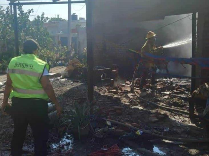 Captan explosión de bodega con pirotecnia en Apatzingán Captan explosión de bodega con pirotecnia en Apatzingán