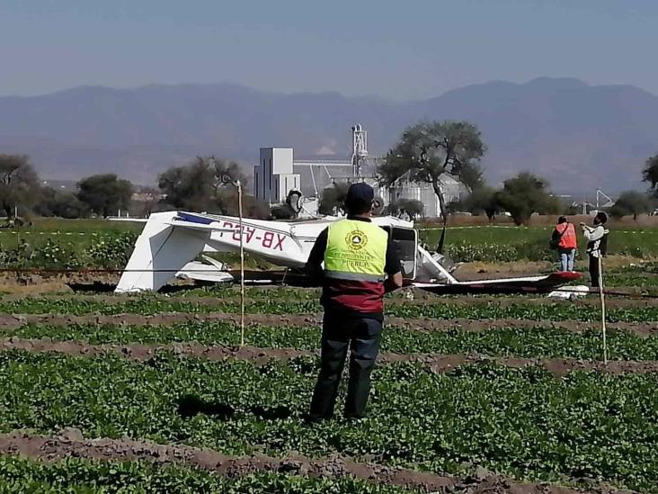 Desplome de avioneta deja 2 heridos en Puebla Desplome de avioneta deja 2 heridos en Puebla