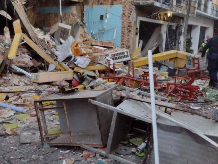 Trabajo coordinado en zona de explosión de Centro Histórico Trabajo coordinado en zona de explosión de Centro Histórico