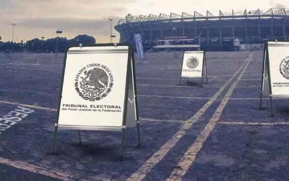 TEPJF pagó millones de pesos de su presupuesto a Televisa por estacionamiento del Estadio Azteca