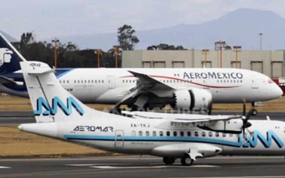 Cancelan 49 vuelos mas por los contagios de covid en personal de Aeroméxico y Aeromar