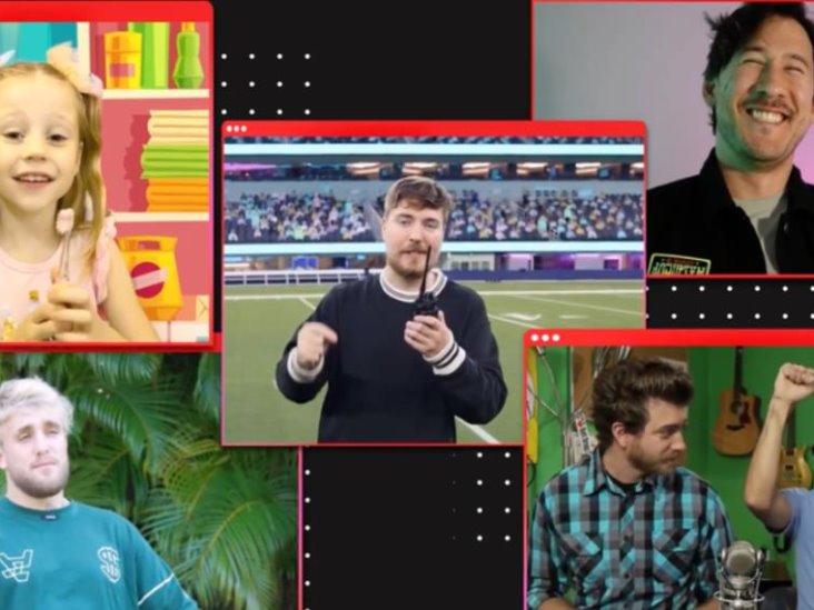 Conoce a los youtuber mejor pagados, hasta 54 millones de dólares Conoce a los youtuber mejor pagados, hasta 54 millones de dólares