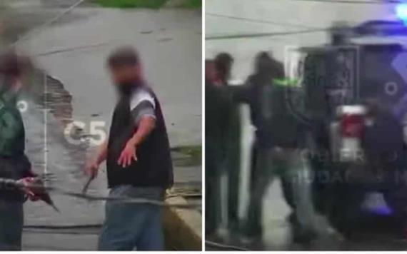 Hombre persigue a su asaltante en calles de CDMX y logra su detención