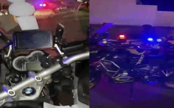 Video: Motociclista llora devastado, tras ver que atropellaron a sus amigos