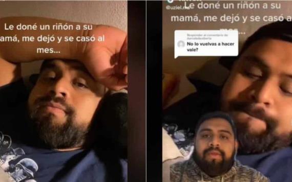 Dona riñón a su suegra y novia lo deja: se casó al mes; video se viraliza en TikTok