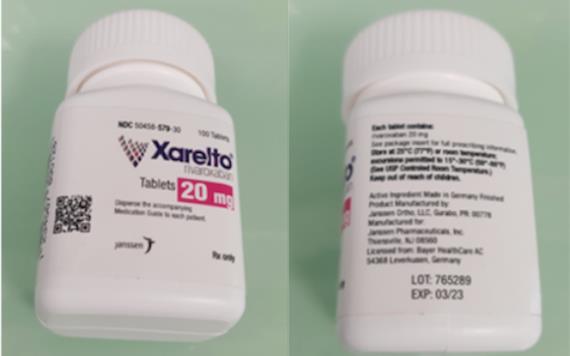 Cofepris alerta falsificación  del medicamento anticoagulante Xarelto