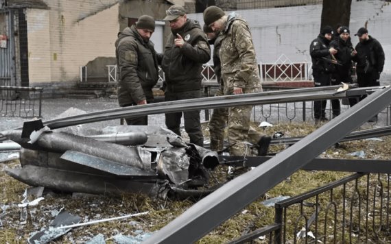 Primeras imágenes de los ataques rusos en territorio ucraniano
