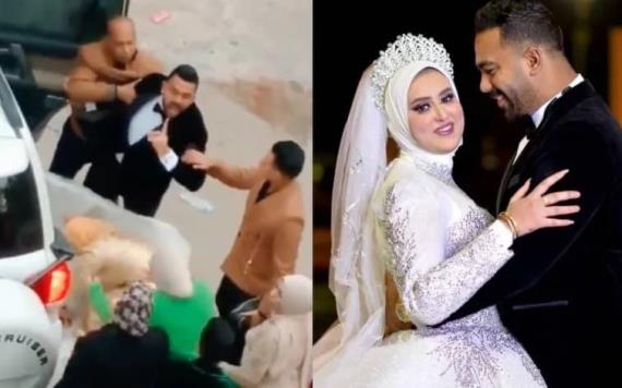 Novio golpea a su futura esposa camino hacia su boda en Egipto