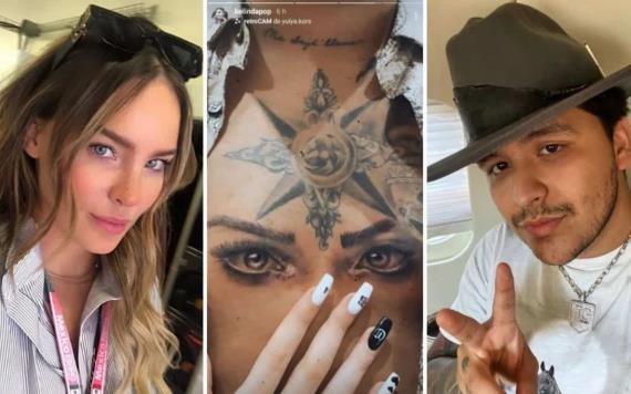 Nodal inicia proceso para borrarse tatuaje de Belinda en su pecho; así quedó