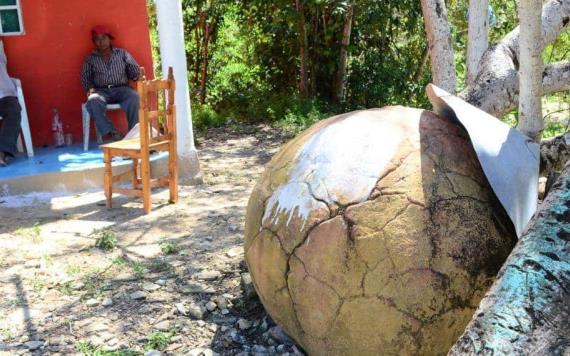Don Pastor Ramos de la Cruz, fue testigo del hallazgo de dos monolitos en Villa Tamulté de las Sabanas