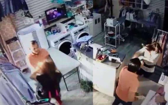 Sujeto golpea a dos mujeres en lavandería de Torreón