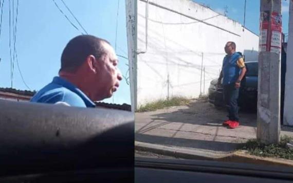 Padre de Octavio Ocaña es captado amenazando a hombre con una pistola