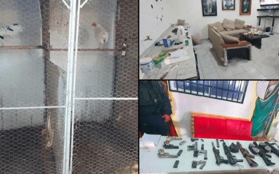 Penal de Culiacán con celdas de lujo, armas y peleas de gallos