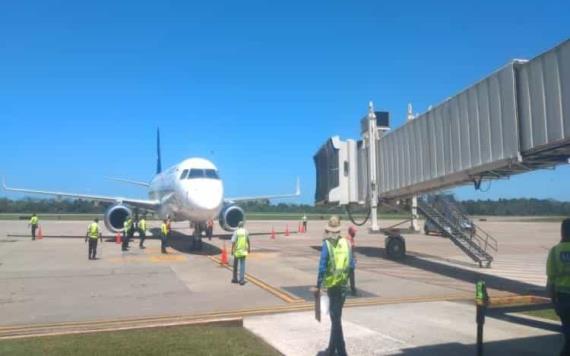Despega primer vuelo del aeropuerto de Villahermosa a el AIFA