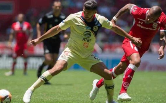 América consigue su primer triunfo en el Azteca tras vencer a Toluca en la jornada 11