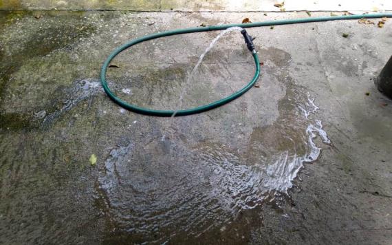 Sasjon exhorta a familias no desperdiciar el agua