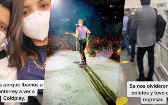 Jóvenes viajan a Monterrey para el concierto de Coldplay y se les olvidan los boletos  